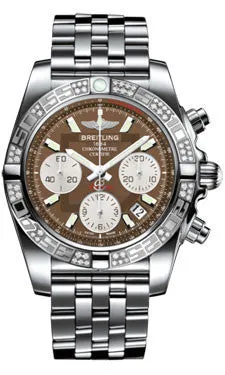 Breitling - Chronomat 41 Steel Diamond Bezel - Pilot Bracelet
