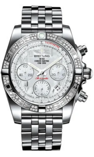 Breitling - Chronomat 41 Steel Diamond Bezel - Pilot Bracelet