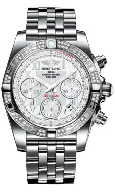 Breitling - Chronomat 41 Steel Diamond Bezel - Pilot Bracelet