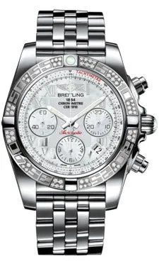 Breitling - Chronomat 41 Steel Diamond Bezel - Pilot Bracelet
