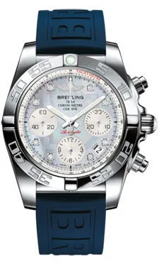 Breitling - Chronomat 41 Steel Polished Bezel - Diver Pro III Strap
