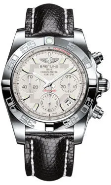 Breitling - Chronomat 41 Steel Polished Bezel - Lizard Strap