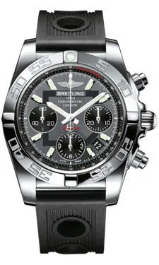 Breitling - Chronomat 41 Steel Polished Bezel - Ocean Racer Strap