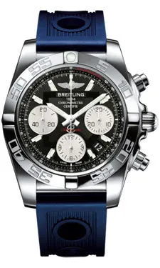 Breitling - Chronomat 41 Steel Polished Bezel - Ocean Racer Strap