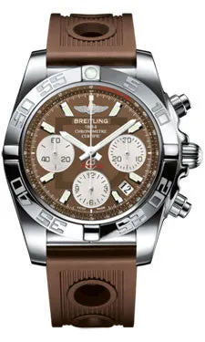 Breitling - Chronomat 41 Steel Polished Bezel - Ocean Racer Strap