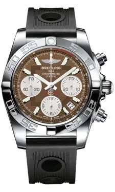 Breitling - Chronomat 41 Steel Polished Bezel - Ocean Racer Strap
