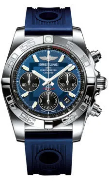 Breitling - Chronomat 41 Steel Polished Bezel - Ocean Racer Strap
