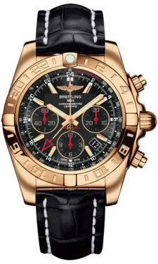 Breitling - Chronomat 44 GMT Rose Gold on Croco
