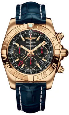 Breitling - Chronomat 44 GMT Rose Gold on Croco