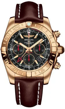Breitling - Chronomat 44 GMT Rose Gold on Leather