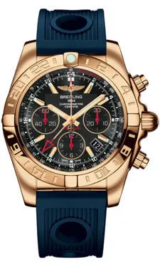 Breitling - Chronomat 44 GMT Rose Gold on Ocean Racer