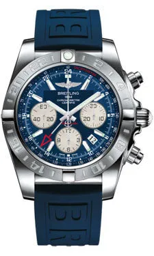 Breitling - Chronomat 44 GMT Stainless Steel on Diver Pro III