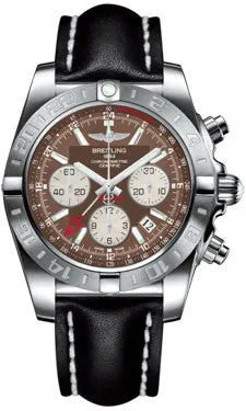 Breitling - Chronomat 44 GMT Stainless Steel on Leather