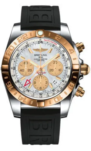 Breitling - Chronomat 44 GMT Steel and Gold on Diver Pro III