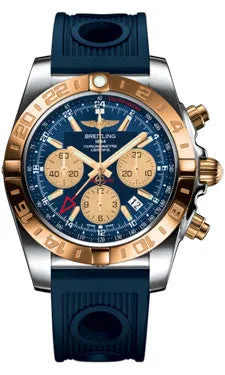 Breitling - Chronomat 44 GMT Steel and Gold on Ocean Racer