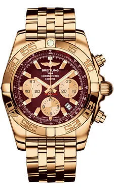 Breitling - Chronomat 44 Rose Gold Polished Bezel - Pilot Bracelet