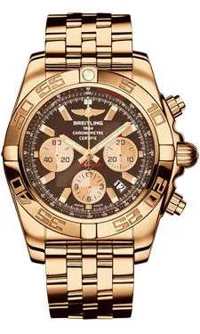 Breitling - Chronomat 44 Rose Gold Polished Bezel - Pilot Bracelet