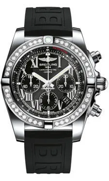 Breitling - Chronomat 44 Steel 40 Diamond Bezel - Diver Pro III Strap