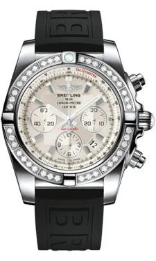 Breitling - Chronomat 44 Steel 40 Diamond Bezel - Diver Pro III Strap