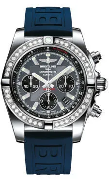 Breitling - Chronomat 44 Steel 40 Diamond Bezel - Diver Pro III Strap