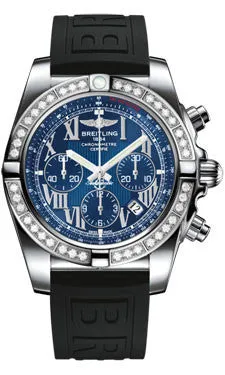 Breitling - Chronomat 44 Steel 40 Diamond Bezel - Diver Pro III Strap