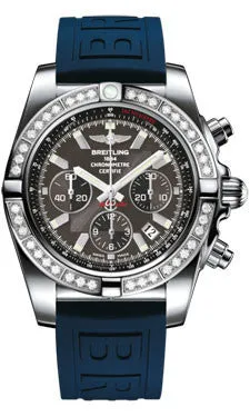 Breitling - Chronomat 44 Steel 40 Diamond Bezel - Diver Pro III Strap