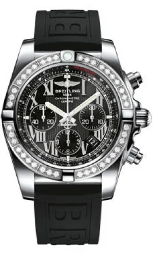 Breitling - Chronomat 44 Steel 40 Diamond Bezel - Diver Pro III Strap