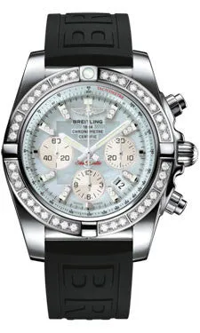 Breitling - Chronomat 44 Steel 40 Diamond Bezel - Diver Pro III Strap