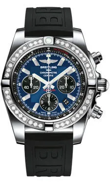 Breitling - Chronomat 44 Steel 40 Diamond Bezel - Diver Pro III Strap