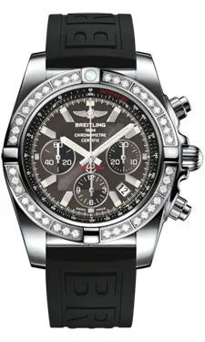 Breitling - Chronomat 44 Steel 40 Diamond Bezel - Diver Pro III Strap