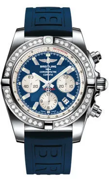 Breitling - Chronomat 44 Steel 40 Diamond Bezel - Diver Pro III Strap