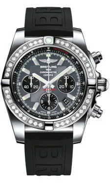 Breitling - Chronomat 44 Steel 40 Diamond Bezel - Diver Pro III Strap
