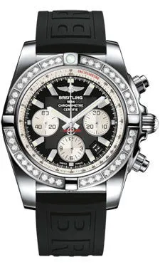Breitling - Chronomat 44 Steel 40 Diamond Bezel - Diver Pro III Strap