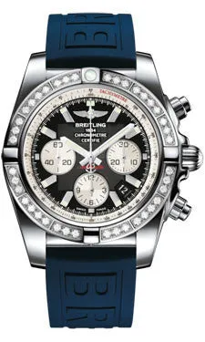 Breitling - Chronomat 44 Steel 40 Diamond Bezel - Diver Pro III Strap