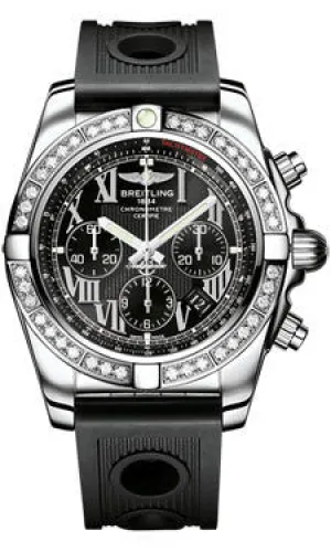 Breitling - Chronomat 44 Steel 40 Diamond Bezel - Ocean Racer Strap