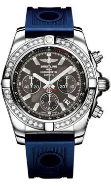 Breitling - Chronomat 44 Steel 40 Diamond Bezel - Ocean Racer Strap