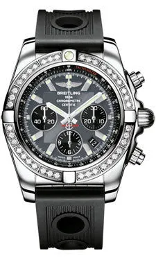 Breitling - Chronomat 44 Steel 40 Diamond Bezel - Ocean Racer Strap
