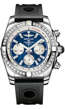 Breitling - Chronomat 44 Steel 40 Diamond Bezel - Ocean Racer Strap