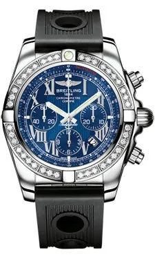 Breitling - Chronomat 44 Steel 40 Diamond Bezel - Ocean Racer Strap