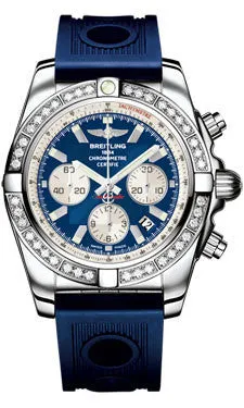 Breitling - Chronomat 44 Steel 40 Diamond Bezel - Ocean Racer Strap