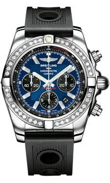 Breitling - Chronomat 44 Steel 40 Diamond Bezel - Ocean Racer Strap