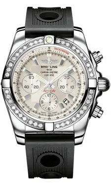 Breitling - Chronomat 44 Steel 40 Diamond Bezel - Ocean Racer Strap
