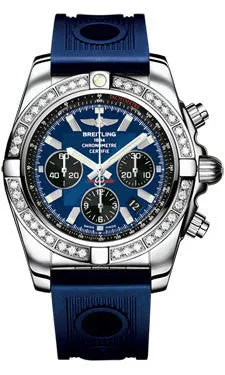 Breitling - Chronomat 44 Steel 40 Diamond Bezel - Ocean Racer Strap