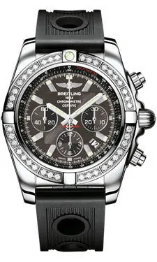 Breitling - Chronomat 44 Steel 40 Diamond Bezel - Ocean Racer Strap