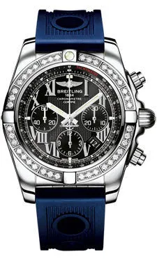 Breitling - Chronomat 44 Steel 40 Diamond Bezel - Ocean Racer Strap