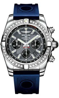 Breitling - Chronomat 44 Steel 40 Diamond Bezel - Ocean Racer Strap