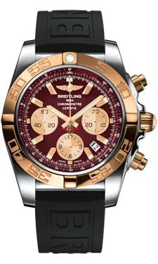 Breitling - Chronomat 44 Steel and Rose Gold Polished Bezel - Diver Pro III Strap