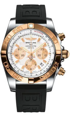Breitling - Chronomat 44 Steel and Rose Gold Polished Bezel - Diver Pro III Strap