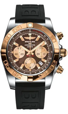 Breitling - Chronomat 44 Steel and Rose Gold Polished Bezel - Diver Pro III Strap