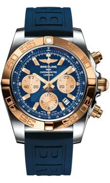 Breitling - Chronomat 44 Steel and Rose Gold Polished Bezel - Diver Pro III Strap